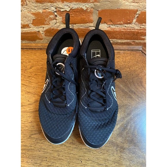 Nike mens Zoom Court Pro HC Black White Tennis Shoes Hard Court  Men's 11 - Picture 4 of 5